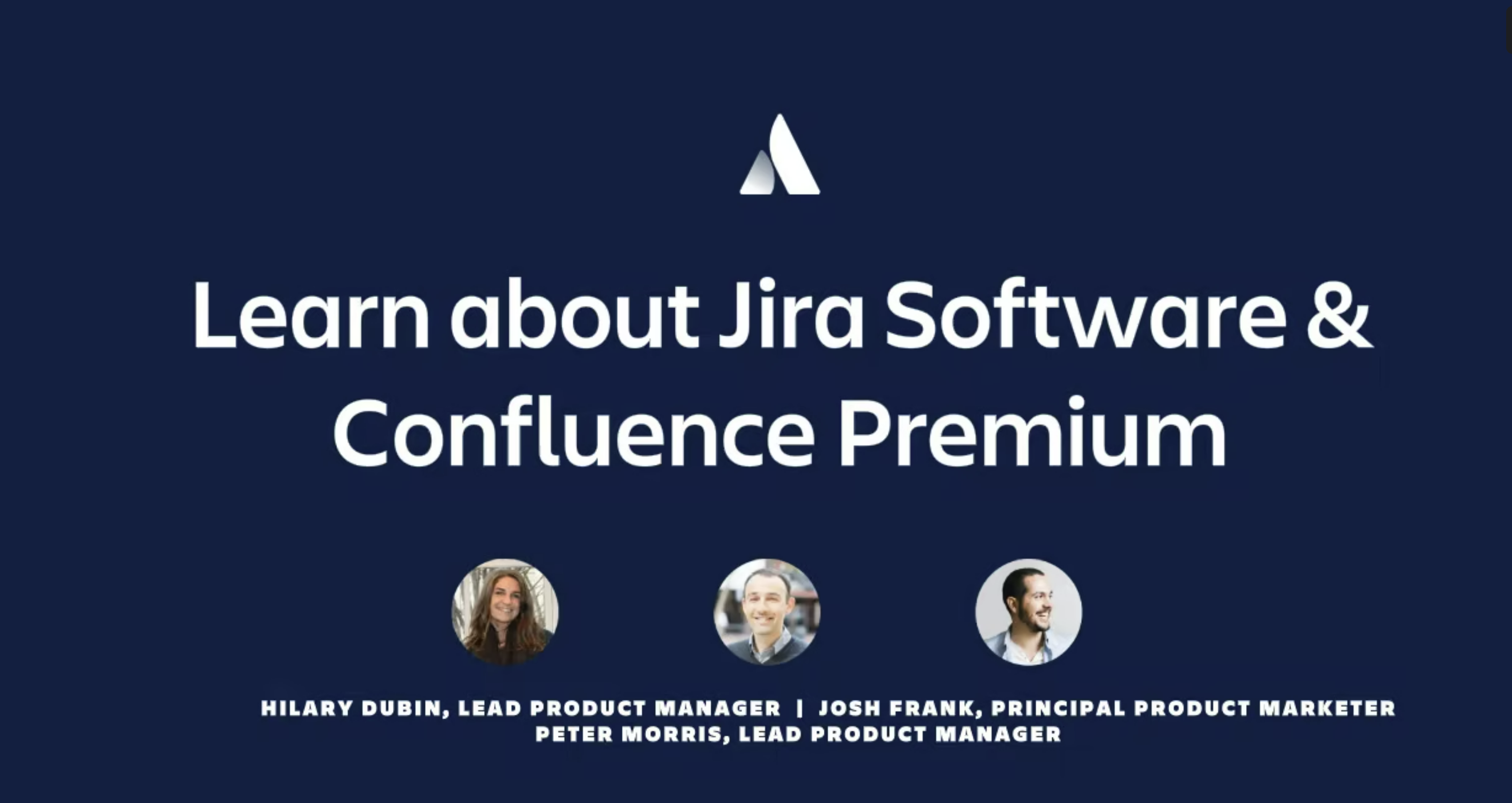 Jira Software and Confluence Premium Webinar